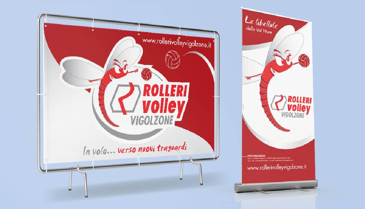 Rolleri Volley – Una corporate image comunicante forza, dinamicità e strategia